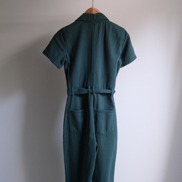 Reformation green denim jumpsuit - Picture 7 of 7